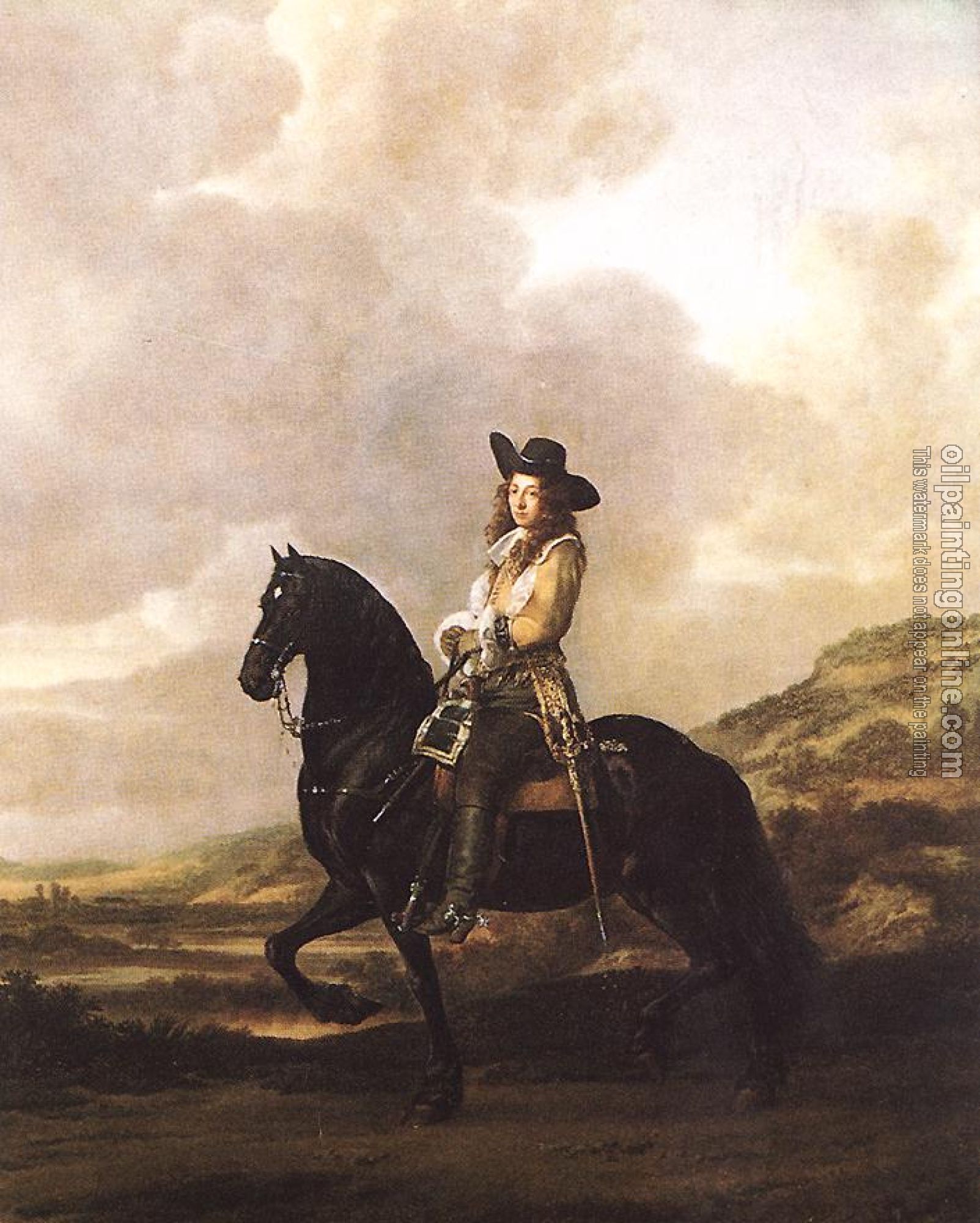 Keyser, Thomas de - Equestrian Portrait of Pieter Schout